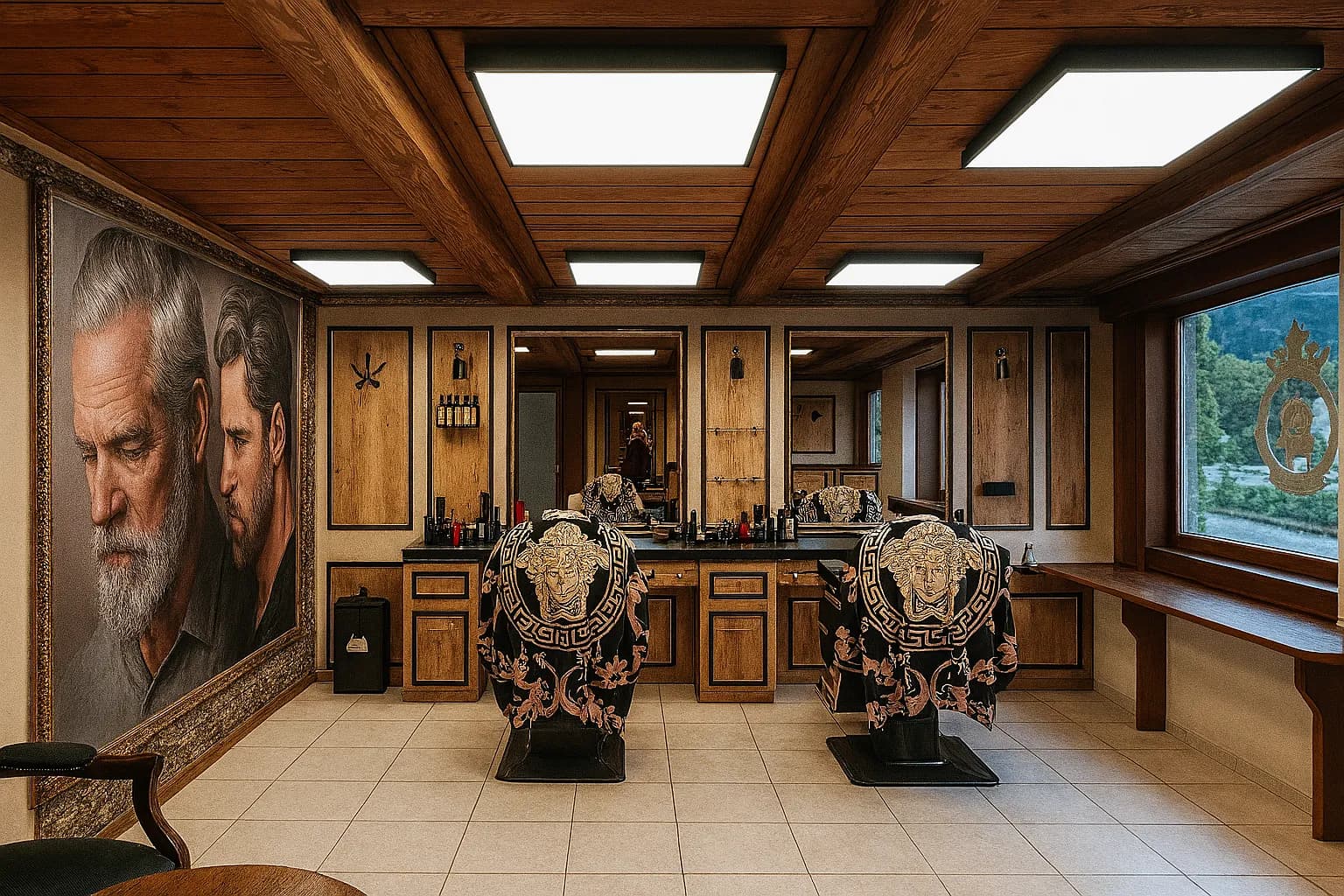 Barber Shop Brienz Innenraum